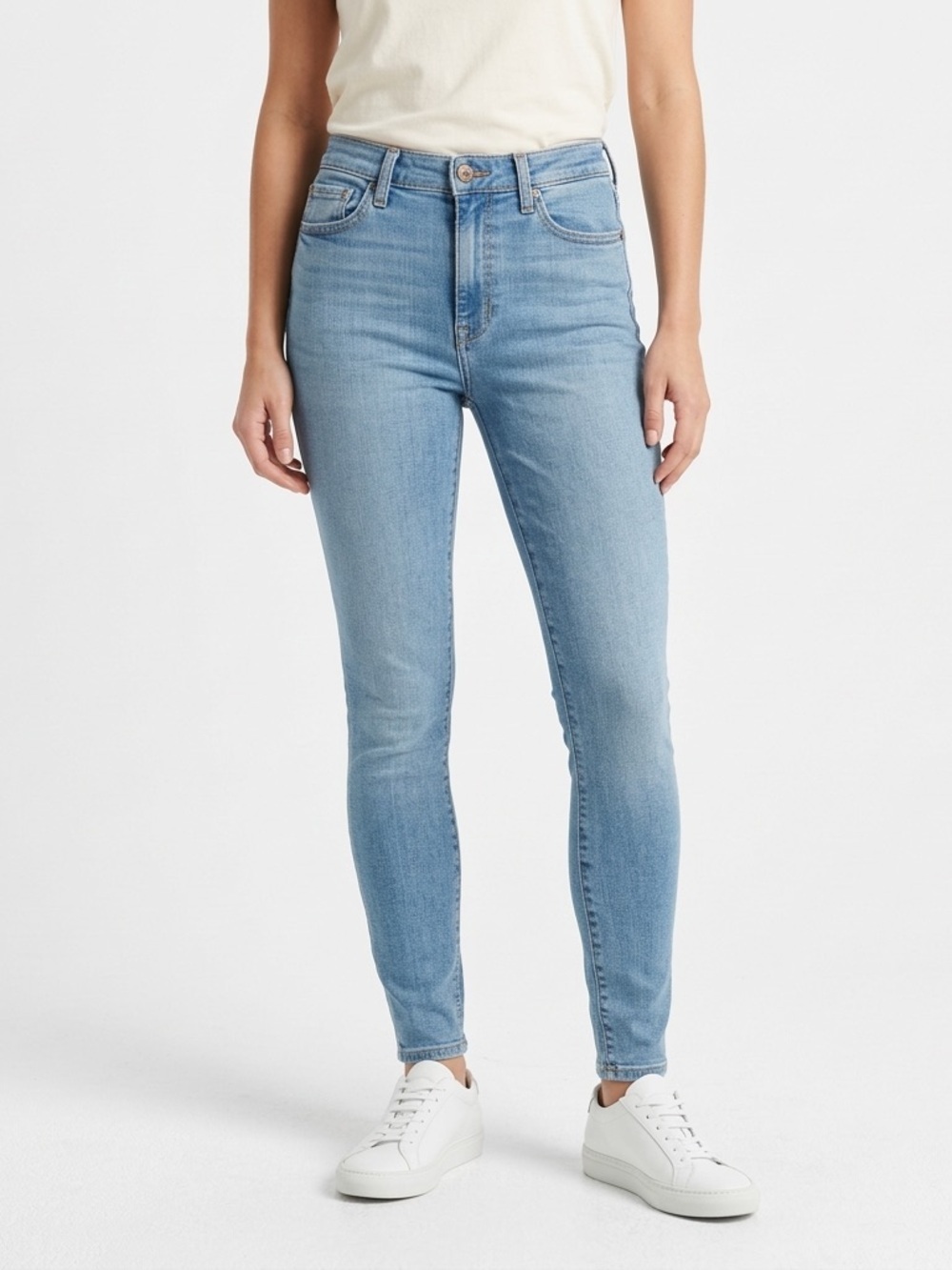 Pistola Women’s Penny High Rise Skinny Jeans Wave Wash Denim 26